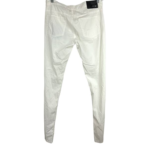Canali Black Edition NWT Cotton Blend Flat Front Pants White Size 50 (US 34) - Picture 3 of 12